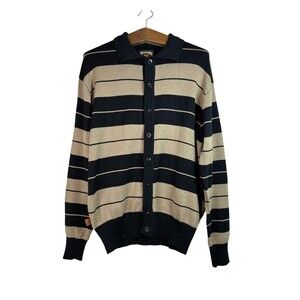 FB County Charlie Brown Shirt Polo Striped Long Sleeve Size L NWT